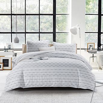 Cotton Woven Pintuck Duvet Cover Set 3 pc
