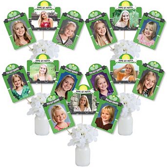 Big Dot Of Happiness You Got Served Tennis Party - Centerpiece Photo Table Toppers 15 pc
