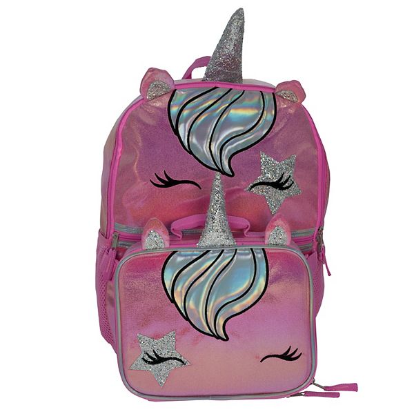 2-Piece Backpack & Lunch Bag Set - Unicorn