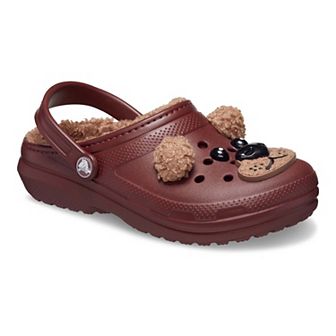 Crocs Classic Lined I Am Brown Bear Toddler Clogs