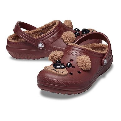 Crocs Classic Lined I Am Brown Bear Toddler Clogs