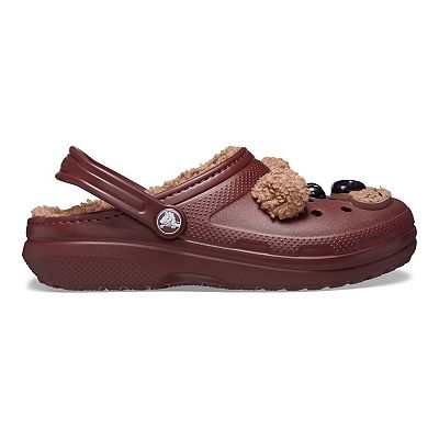 Crocs Classic Lined I Am Brown Bear Toddler Clogs
