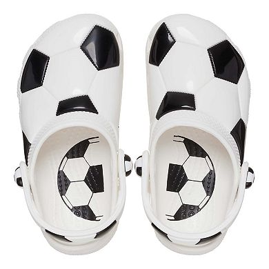 Crocs Classic Soccer Ball Toddler Clogs
