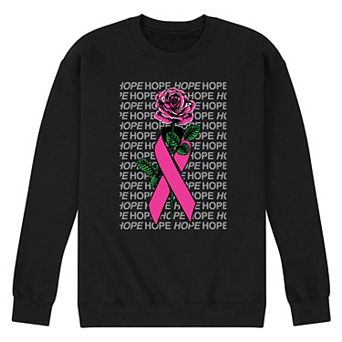 Men's Rose Ribbon Fleece Sweatshirt