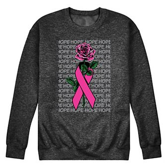 Men's Rose Ribbon Fleece Sweatshirt