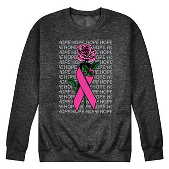 Men's Rose Ribbon Fleece Sweatshirt