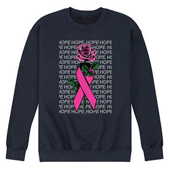 Men's Rose Ribbon Fleece Sweatshirt