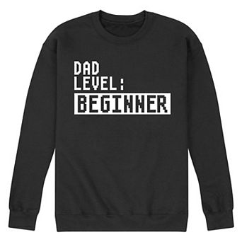 Men's Dad level Beginner Fleece Sweatshirt