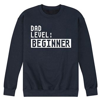 Men's Dad level Beginner Fleece Sweatshirt