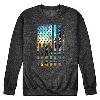 Men's Sunset Flag Fleece Sweatshirt