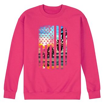 Men's Sunset Flag Fleece Sweatshirt