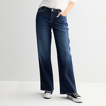 Juniors' SO® Low Rise Baggy Jeans