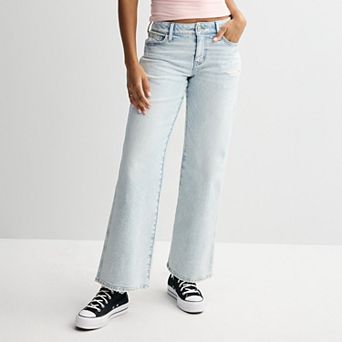 Juniors' SO® Low Rise Baggy Jeans
