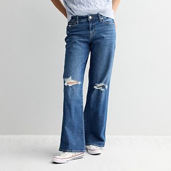 Juniors' SO® Low Rise Baggy Jeans