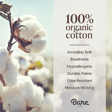 100% Organic Cotton Jersey Fitted Sheet