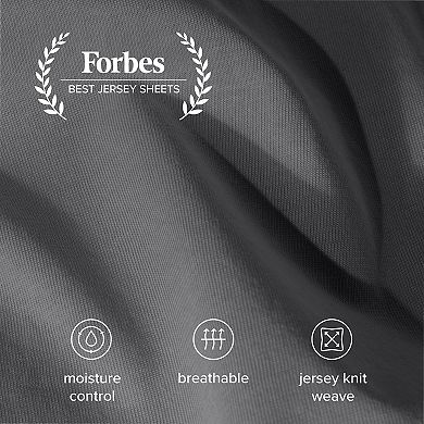100% Organic Cotton Jersey Fitted Sheet