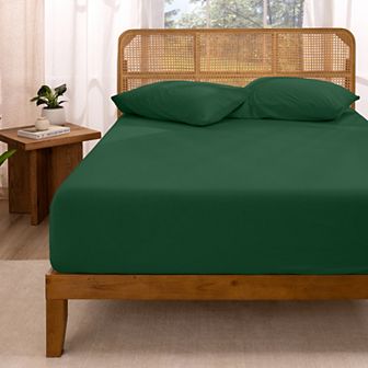 100% Organic Cotton Jersey Fitted Sheet
