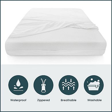 Continental Sleep, 6 To 9 Inch Ultra Soft-premium Zippered Mattress Protector Cover.