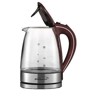Brentwood 1.7-Liter Tempered Glass Tea Kettle