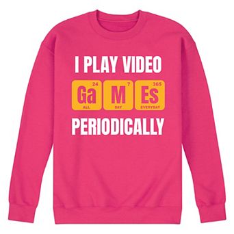 Men's I Play Video Games Periodically Fleece Sweatshirt