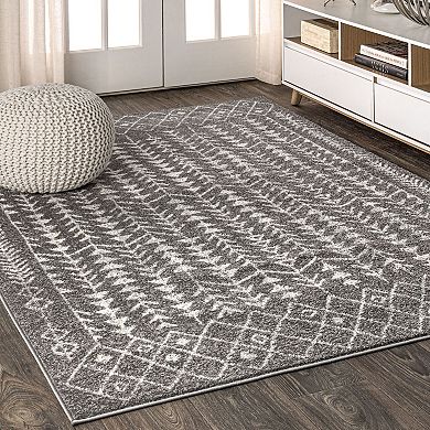 Ziri Moroccan Geometric Area Rug