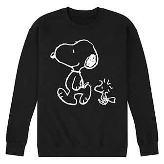 Men's Peanuts Snoopy Woodstock Fleece Sweatshirt