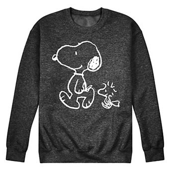 Men's Peanuts Snoopy Woodstock Fleece Sweatshirt