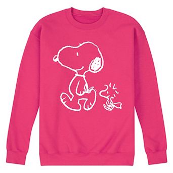 Men's Peanuts Snoopy Woodstock Fleece Sweatshirt