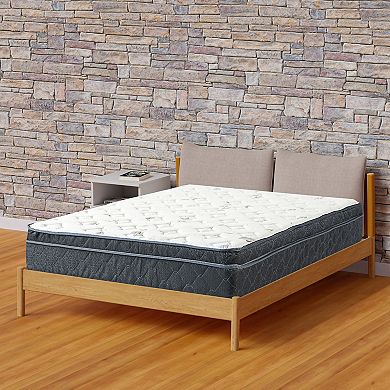 Continental Sleep, 12-inch Breathable Hybrid Pocket Spring Mattress, Bed in A Box.