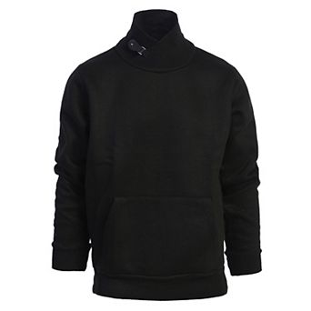 Gioberti Men's Knitted Turtleneck Collar Pullover Sweater With Soft Brushed Flannel Lining