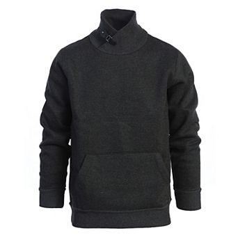 Gioberti Men's Knitted Turtleneck Collar Pullover Sweater With Soft Brushed Flannel Lining