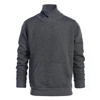 Gioberti Men's Knitted Turtleneck Collar Pullover Sweater With Soft Brushed Flannel Lining