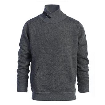 Gioberti Men's Knitted Turtleneck Collar Pullover Sweater With Soft Brushed Flannel Lining
