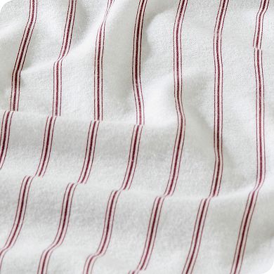 Plaid Cotton Flannel Sheet Set