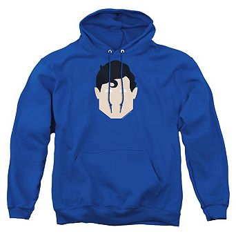 Superman Head Adult Pull Over Hoodie
