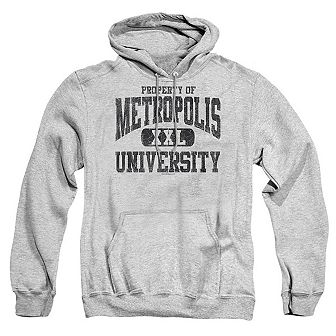 Superman Property Of Metropolis University Adult Pull Over Hoodie