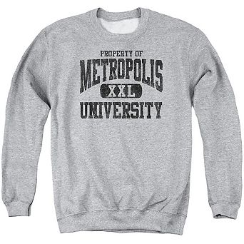 Superman Property Of Metropolis University Adult Crewneck Sweatshirt