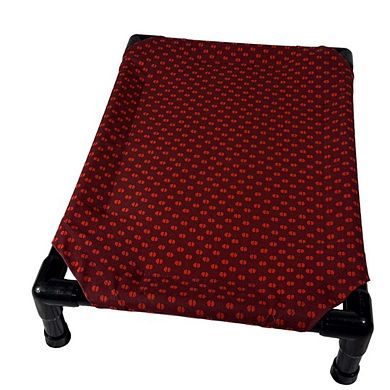 Truman + Teddy (Christmas Coffee) Easy-to-clean Handcrafted Elevated, Cot-Style Dog Bed 