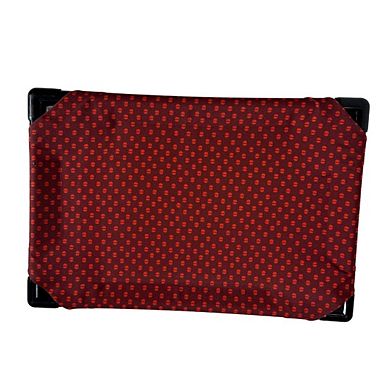 Truman + Teddy (Christmas Coffee) Easy-to-clean Handcrafted Elevated, Cot-Style Dog Bed 