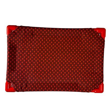 Truman + Teddy (Christmas Coffee) Easy-to-clean Handcrafted Elevated, Cot-Style Dog Bed 