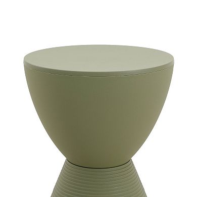 LeisureMod Modern Round  Boyd Side Table