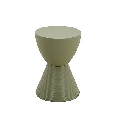 Leisuremod Modern Round Boyd Side Table