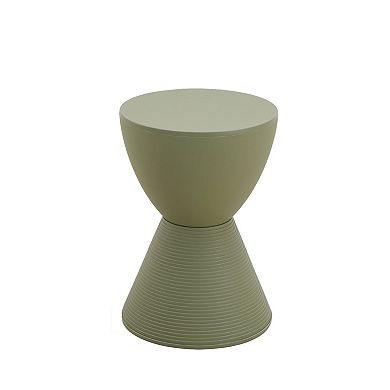 LeisureMod Modern Round  Boyd Side Table