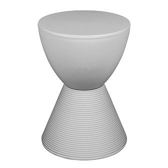 Leisuremod Modern Round Boyd Side Table