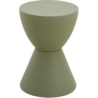 Leisuremod Modern Round Boyd Side Table