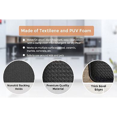 20"x36" Anti-Fatigue Embossed Floor Mat (Les Legumes)