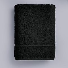 Black Simply Vera Vera Wang Bath Towels