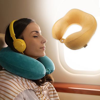 U Shaped Memory Foam Pillow Neck Pillow Cushion Travel Pillow Cushion