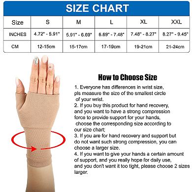 1 Pair Wrist Support Sleeves Wrist Compression Sleeves Unisex