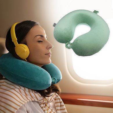 U Shaped Memory Foam Pillow Neck Pillow Travel Office Pillow Cushion